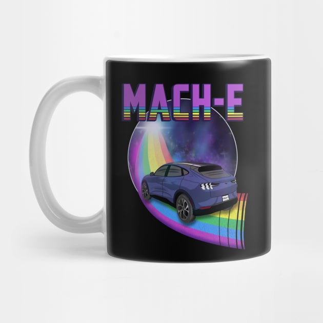 Mach-E Rides the Rainbow Galaxy in Infinite Blue by zealology